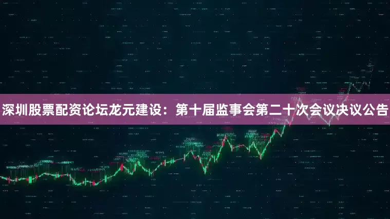 深圳股票配资论坛龙元建设：第十届监事会第二十次会议决议公告