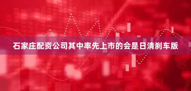 石家庄配资公司其中率先上市的会是日清刹车版